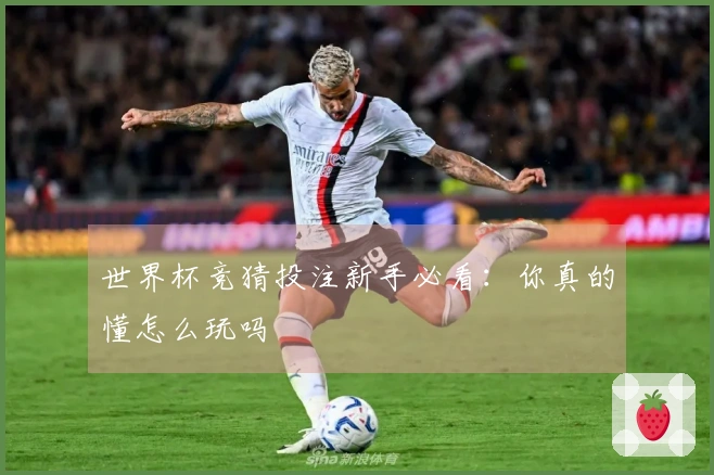 世界杯竞猜投注新手必看：你真的懂怎么玩吗